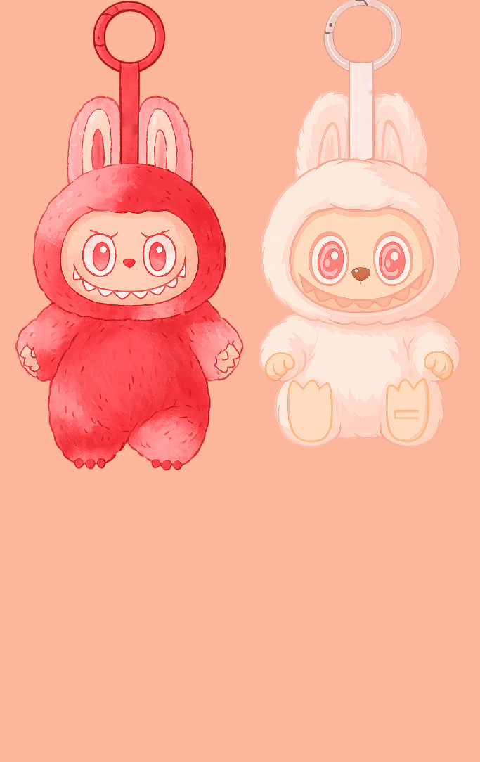 keychain labubus