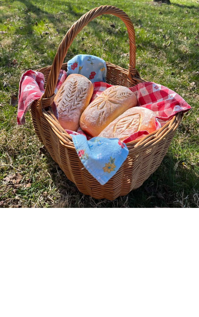 basket of bread loaves