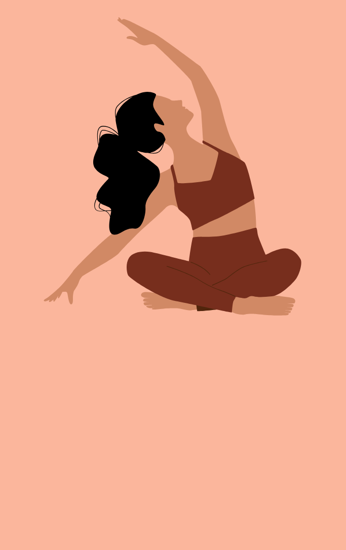 woman in yoga pose