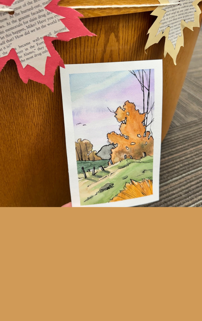 fall watercolor