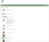 EBSCOhost Databases screenshot
