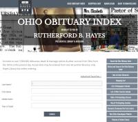 RB Hayes Obituary Index screenshot