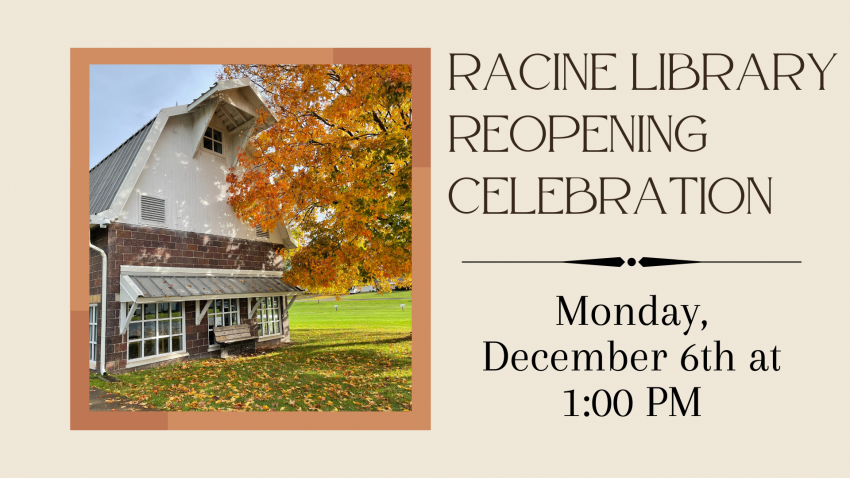 Racine Library reopening